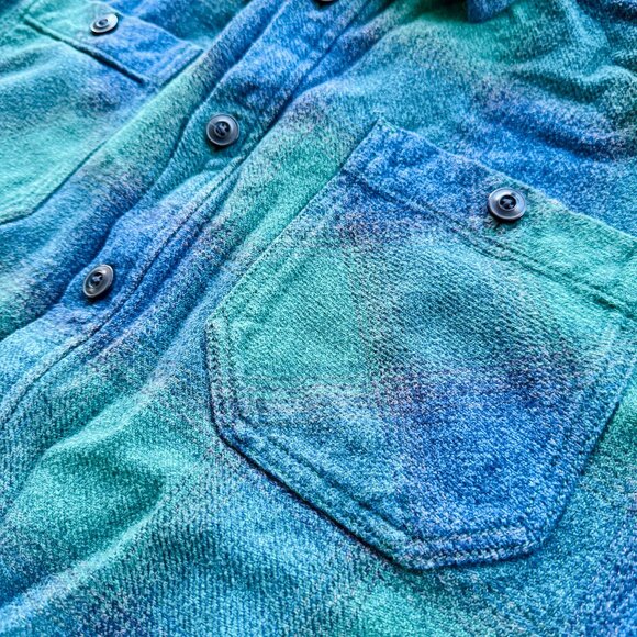 LL Bean 2025 Mens Signature Northwoods Twill Flannel Shirt XL Deepest Pine Green - Picture 4 of 5